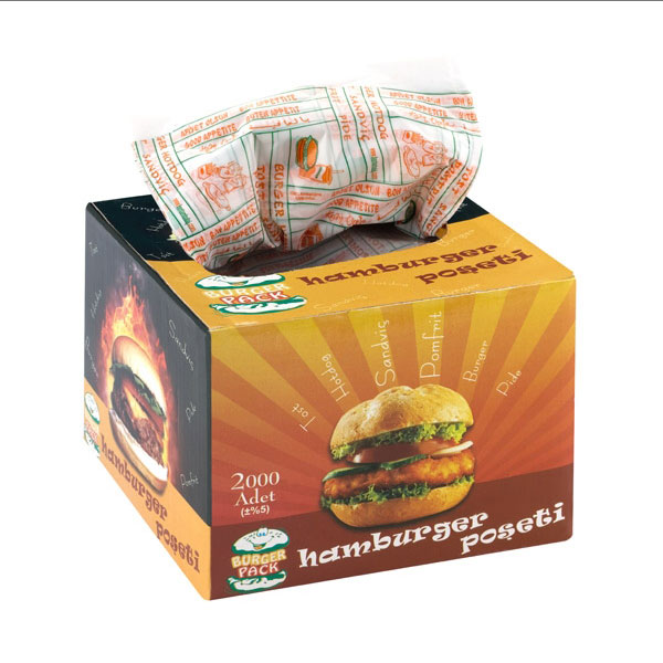hamburger poşeti